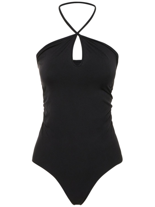 Halterneck Bodysuit - Black - Ladies