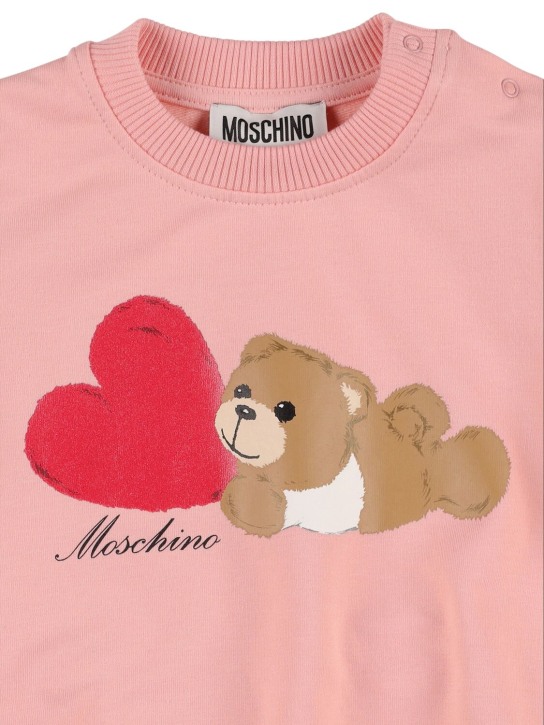 Moschino: コットンスウェットシャツ - kids-girls_1 | Luisa Via Roma