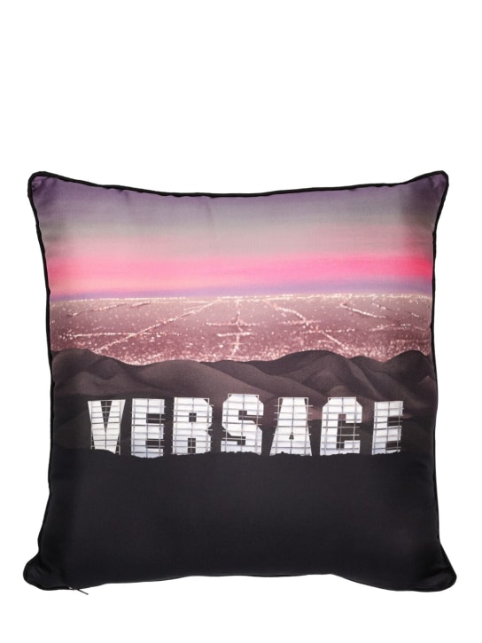 Versace: Cojín Versace Hill - Negro - ecraft_0 | Luisa Via Roma