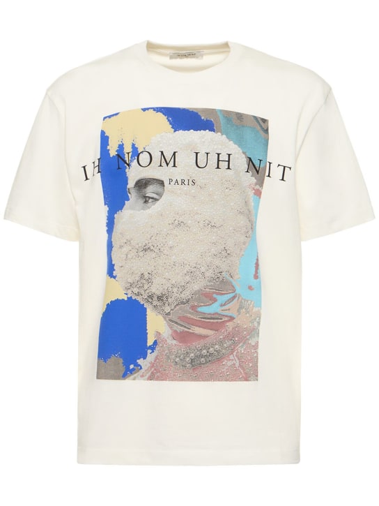 Ih Nom Uh Nit: T-shirt AD18/Archive con stampa - Bianco - men_0 | Luisa Via Roma