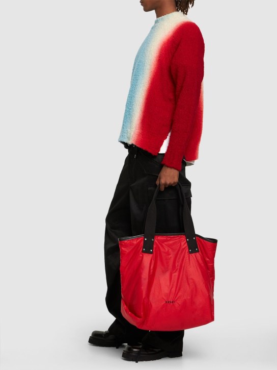 Sacai: Skytex large tote bag - Kırmızı - men_1 | Luisa Via Roma