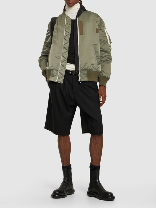 Sacai: Nylon twill jacket - men_1 | Luisa Via Roma