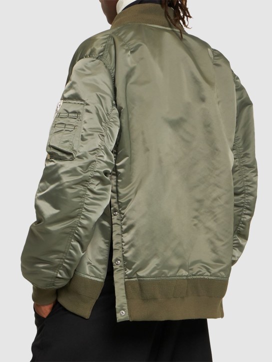 Sacai: Nylon twill jacket - men_2 | Luisa Via Roma