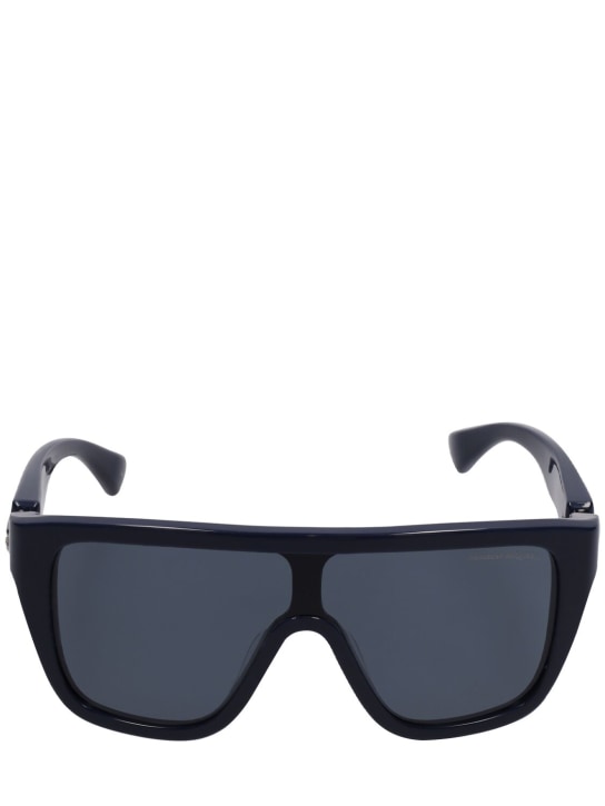 Alexander McQueen: AM0430S sunglasses - Blue - women_0 | Luisa Via Roma