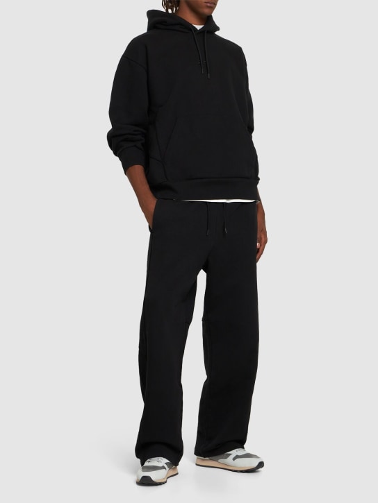 Reebok Classics: Oversize piped hoodie - Black - men_1 | Luisa Via Roma