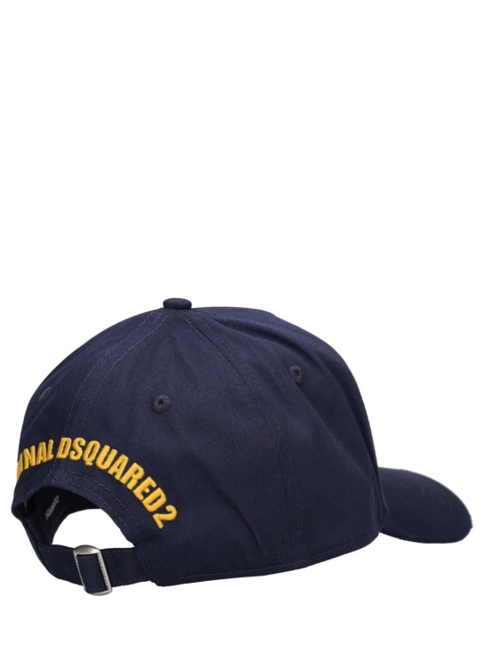 Dsquared2: Fucking Freezing gabardine cap - men_4 | Luisa Via Roma