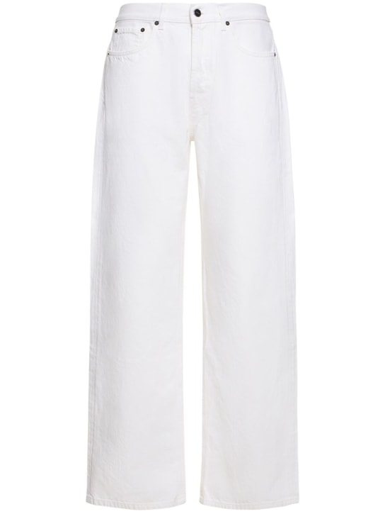 Jacquemus: Jeans de algodón - Blanco - men_0 | Luisa Via Roma