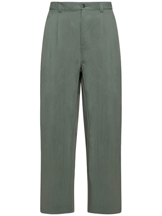 Maison Margiela: Pantalones chino con pierna ancha - Salvia - men_0 | Luisa Via Roma