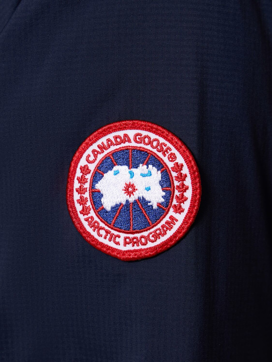 Canada Goose: Lodge nylon down jacket w/hood - men_3 | Luisa Via Roma