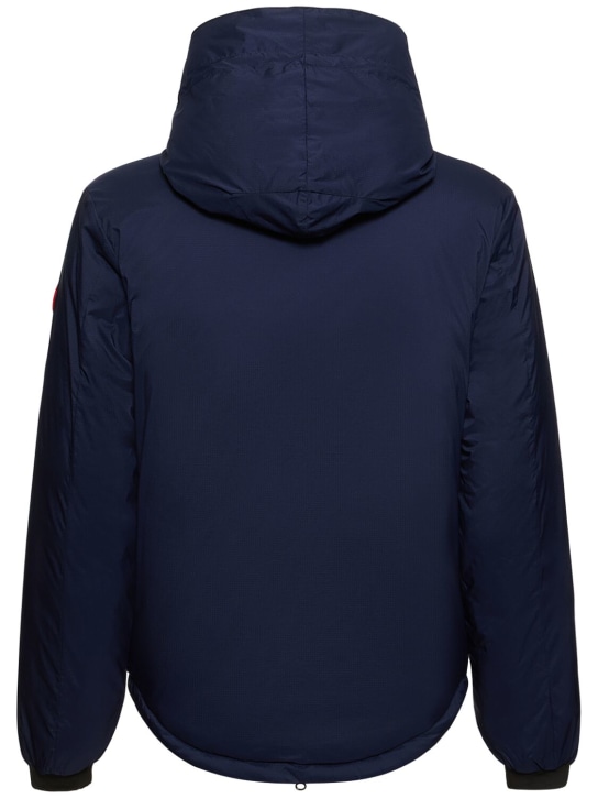 Canada Goose: Lodge nylon down jacket w/hood - men_4 | Luisa Via Roma