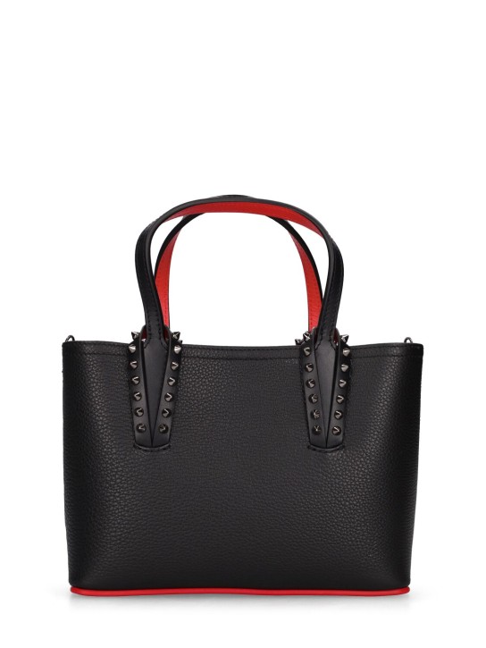 Christian Louboutin: Mini Cabata leather bag - Black - women_0 | Luisa Via Roma