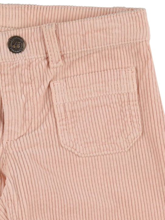 Bonpoint: Pantalones de algodón stretch - Rosa - kids-girls_1 | Luisa Via Roma