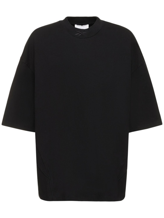 Reebok Classics: Camiseta de algodón - Negro - women_0 | Luisa Via Roma