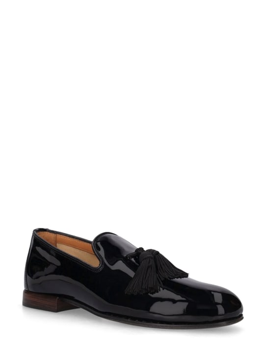 Tom Ford: Nicolas line soft leather loafers - Black - men_1 | Luisa Via Roma