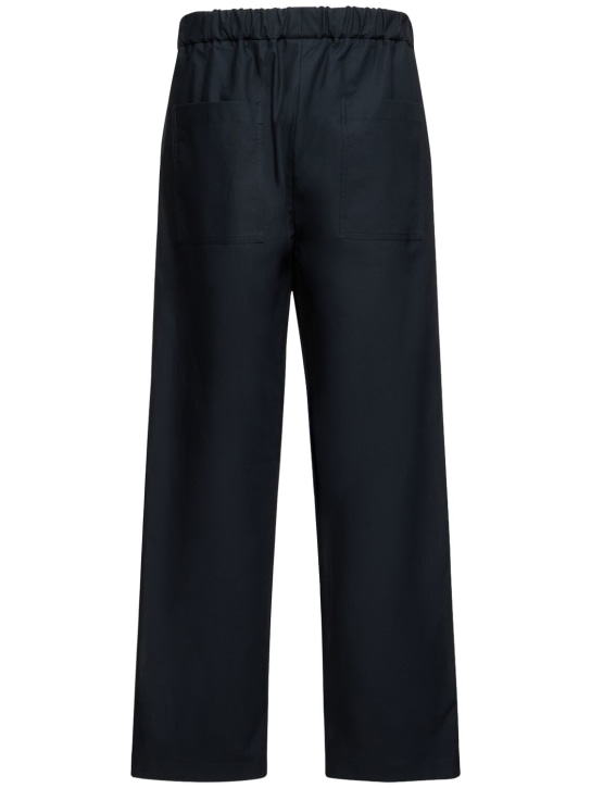 Jil Sander: Water repellent relaxed fit cotton pants - men_4 | Luisa Via Roma