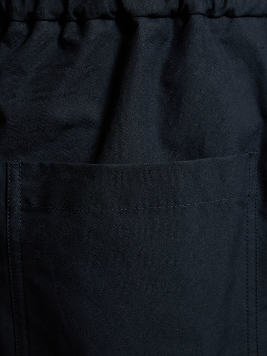 Jil Sander: Water repellent relaxed fit cotton pants - men_3 | Luisa Via Roma