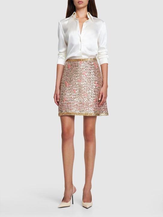 Giambattista Valli: Minirock mit Pailletten - Bunt - women_1 | Luisa Via Roma