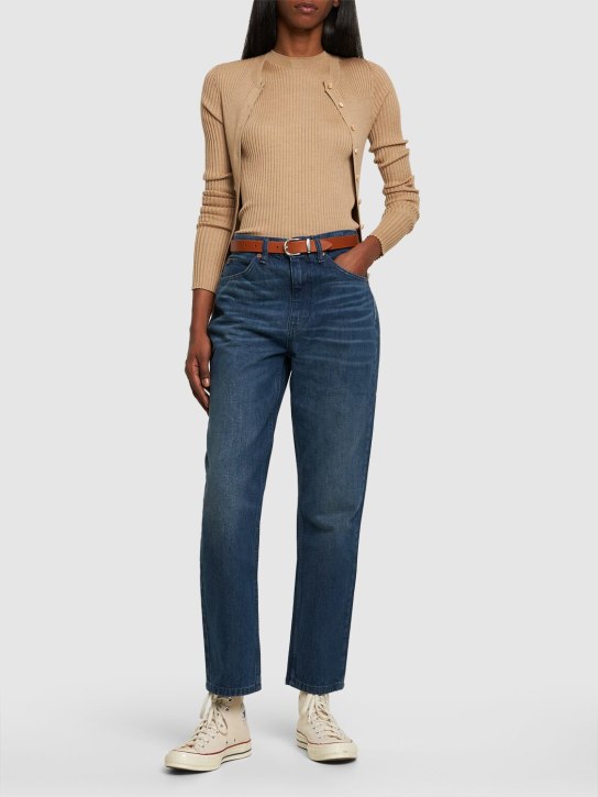 RE/DONE: 70s Straight cotton denim jeans - Mavi - women_1 | Luisa Via Roma