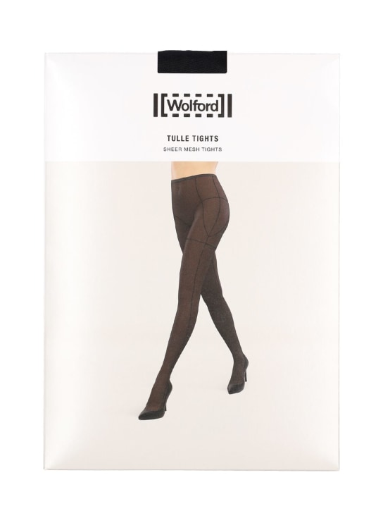 4 way stretch tulle mesh tights - Wolford - Women | Luisaviaroma