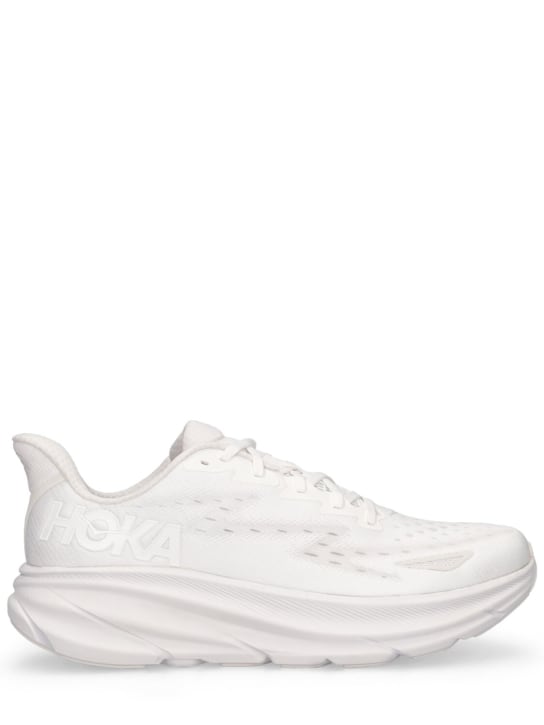 Hoka: Sneakers Clifton 9 - White / White - men_0 | Luisa Via Roma