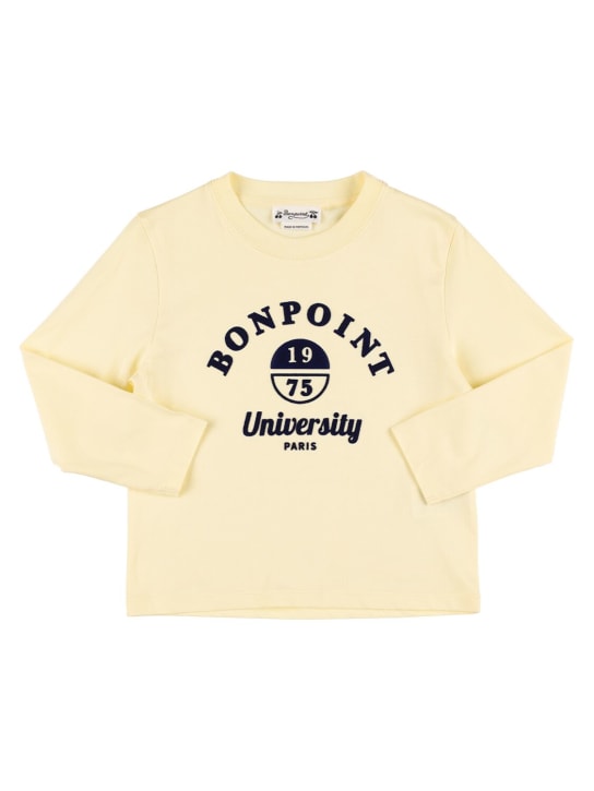 Bonpoint: Tadda长袖棉质衬衫 - kids-boys_0 | Luisa Via Roma