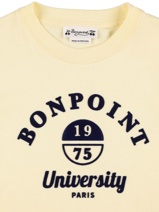 Bonpoint: Tadda long sleeve cotton shirt - kids-boys_1 | Luisa Via Roma