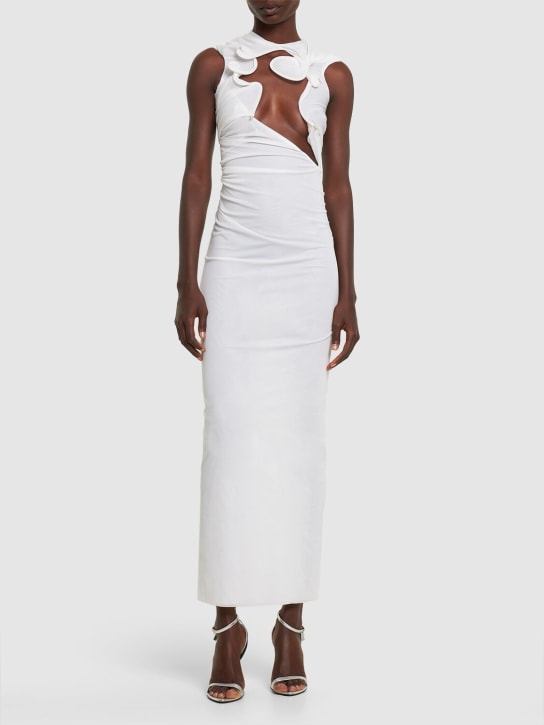 Venus cut out jersey midi dress - Thumbnail 2