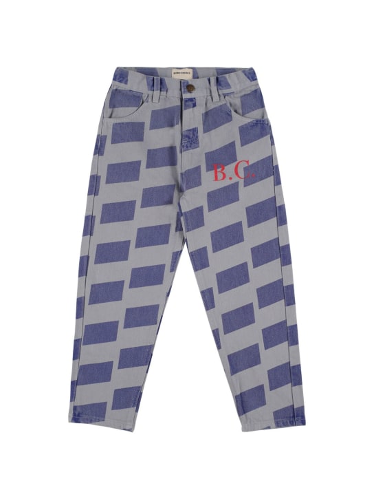 Bobo Choses: Jeans de algodón stretch - Gris - kids-boys_0 | Luisa Via Roma