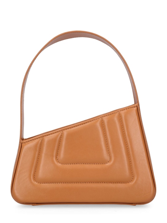 Destree: Small Albert leather shoulder bag - Tobacco - women_0 | Luisa Via Roma