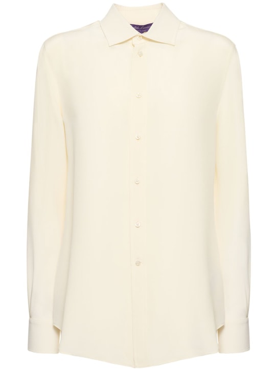 Ralph Lauren Collection: Regular silk shirt - women_0 | Luisa Via Roma