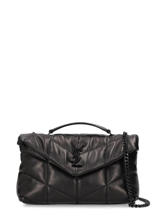 Saint Laurent Toy Loulou Puffer Quilted Leather Crossbody Bag In