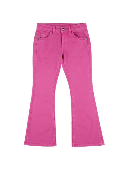 Versace: Jeans aus Baumwolldenim „Bull“ - Fuchsie - kids-girls_0 | Luisa Via Roma