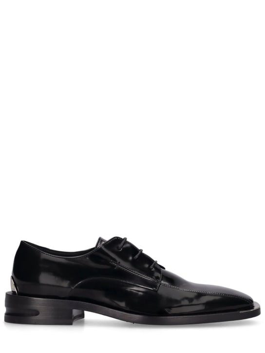 Mattia Capezzani: Abrasivato leather lace-up shoes - men_0 | Luisa Via Roma