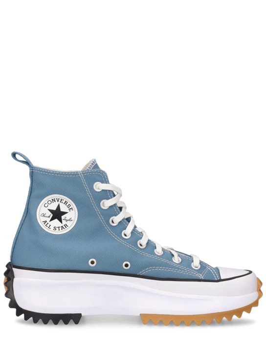 Converse: Sneakers altas Run Star Hike recicladas - Azul/Blanco - women_0 | Luisa Via Roma
