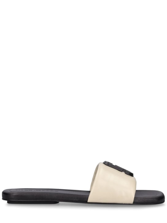 Marc Jacobs: The J Marc color block sandals - Siyah/Beyaz - women_0 | Luisa Via Roma