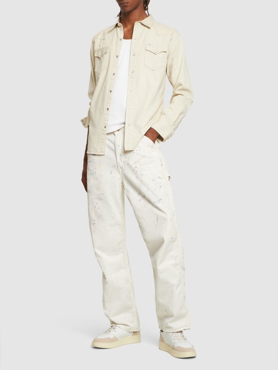 Polo Ralph Lauren: Western cotton shirt - Sand - men_1 | Luisa Via Roma