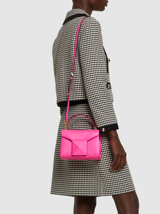 Valentino Garavani: Mini One Stud leather top handle bag - women_1 | Luisa Via Roma