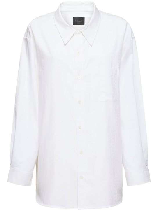 Marc Jacobs: Big shirt - Beyaz - women_0 | Luisa Via Roma