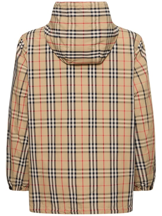 Burberry: Rainford reversible hooded jacket - Archive Beige - men_5 | Luisa Via Roma