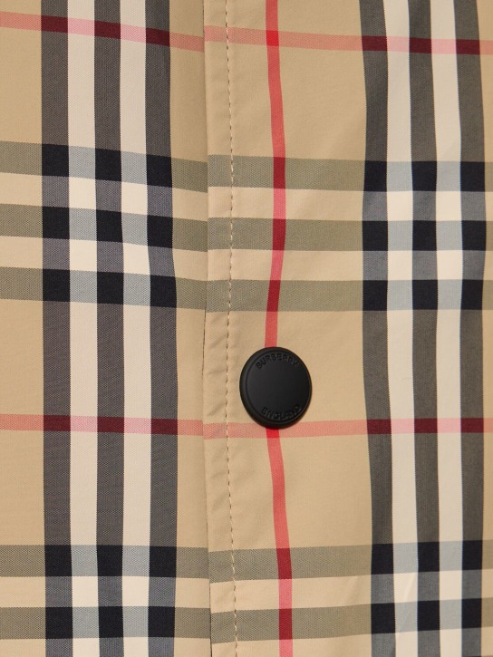 Burberry: Rainford reversible hooded jacket - Archive Beige - men_4 | Luisa Via Roma