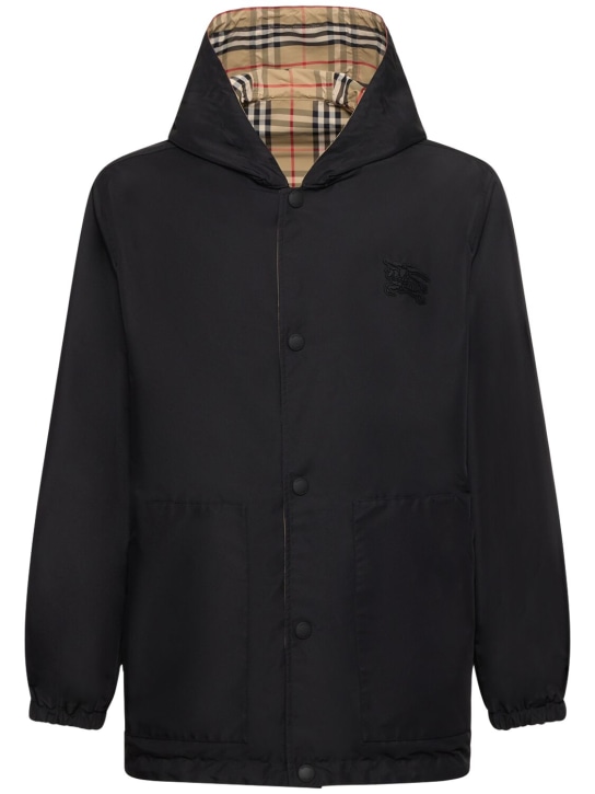 Burberry: Rainford reversible hooded jacket - Archive Beige - men_6 | Luisa Via Roma