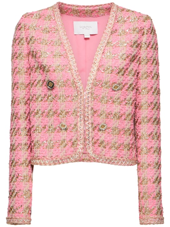 Giambattista Valli: Lurex tweed jacket - Renkli - women_0 | Luisa Via Roma