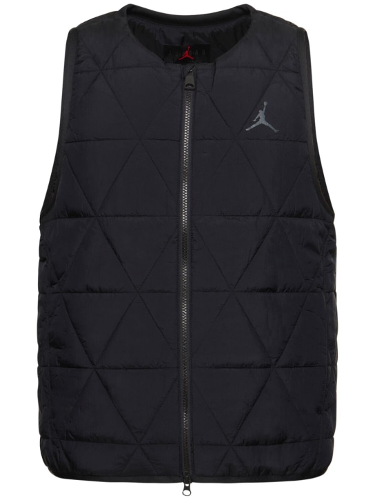 Nike: Jordan Sport nylon golf vest - Black/Anthracite - men_0 | Luisa Via Roma