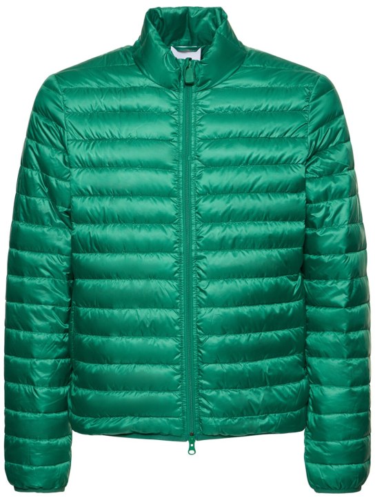 ASPESI: Light polyester ripstop down jacket - Emerald - men_0 | Luisa Via Roma