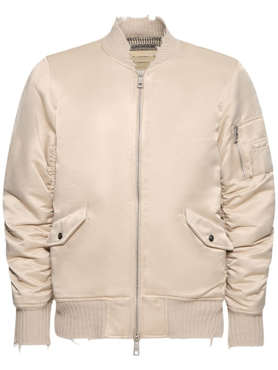 Dyed cotton & nylon bomber jacket - Giorgio Brato - Men | Luisaviaroma