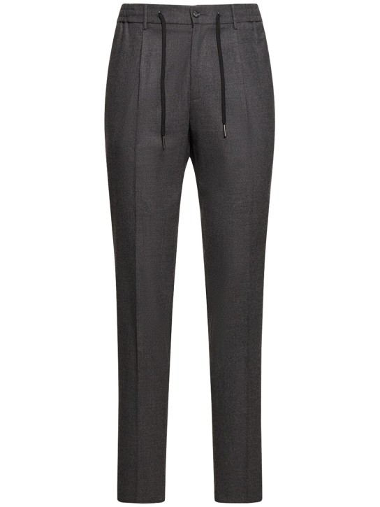 Wool pants w/ drawstring - Tagliatore - Men | Luisaviaroma