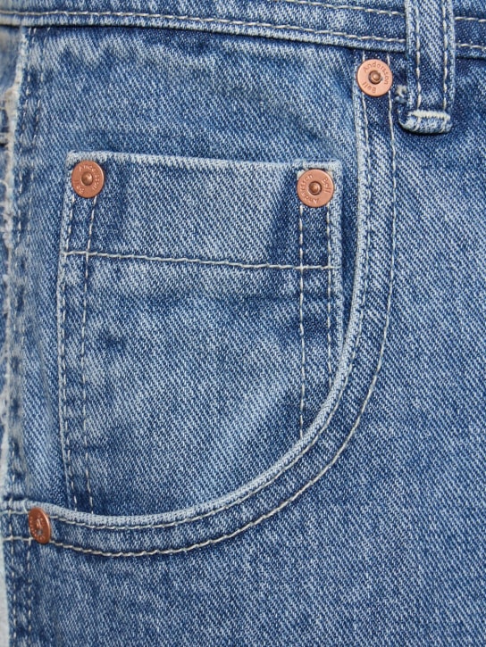 Andersson Bell: Ghentel raw-cut flared jeans - Mavi - men_1 | Luisa Via Roma