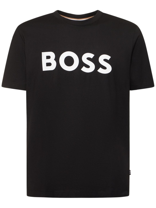 Tiburt 354 logo print t-shirt - Boss - Men | Luisaviaroma