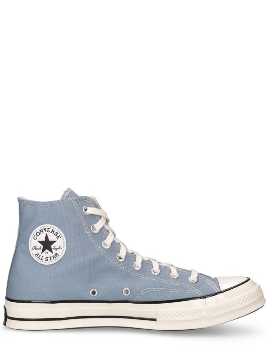 Converse: Chuck 70 High sneakers - Blue/Egret - men_0 | Luisa Via Roma