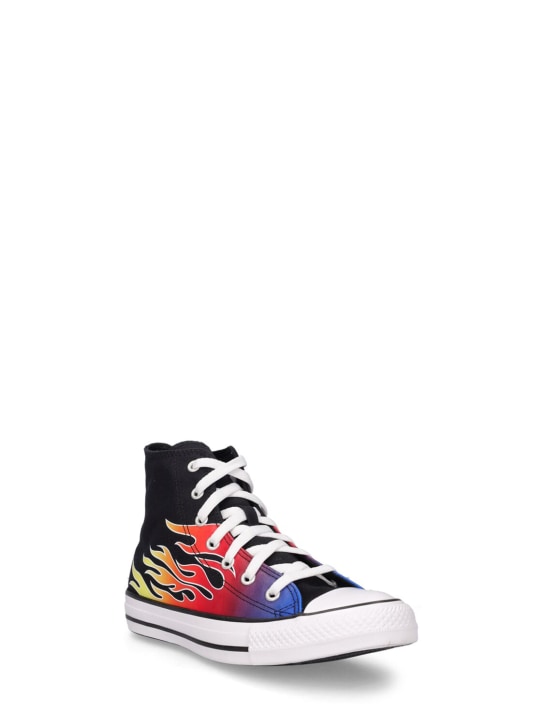 Converse: Sneakers high top stampate - Nero/Multicolor - kids-boys_1 | Luisa Via Roma